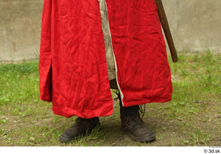 Photos Medieval Knight in mail armor 10 Medieval clothing lower body red gambeson 0003.jpg